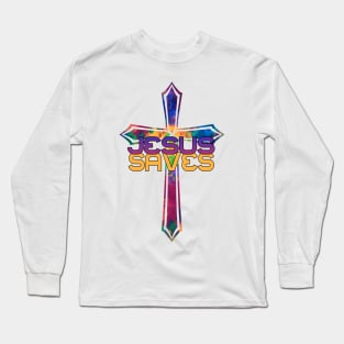 Jesus Saves Long Sleeve T-Shirt